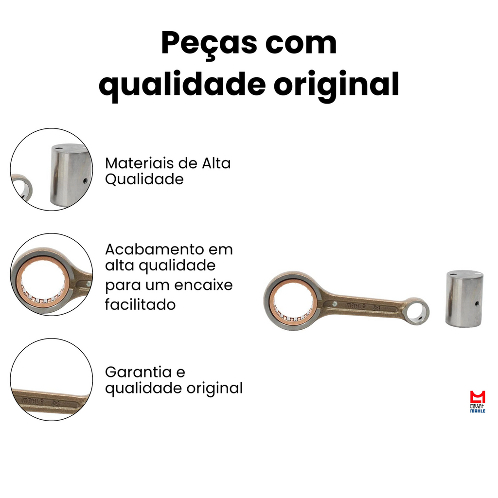 BIELA NEO AT 115 YAMAHA BL9856 - Imagem 3