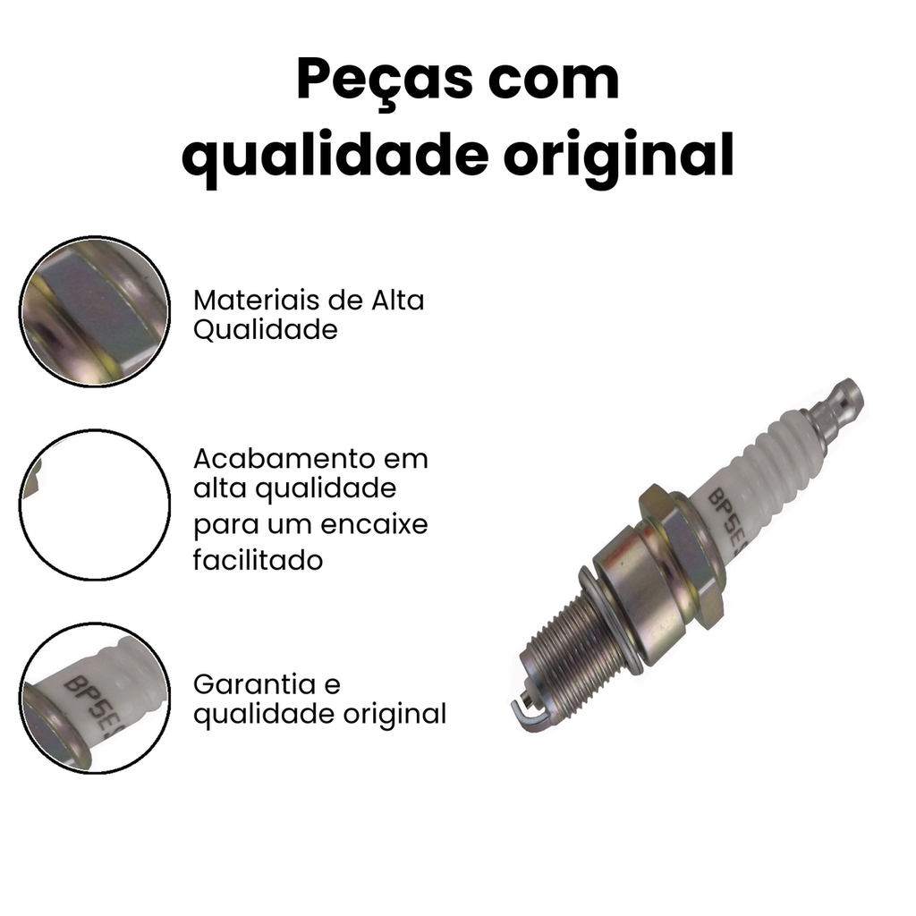Vela de Ignição NGK BP5ES Gol R19 - Imagem 3