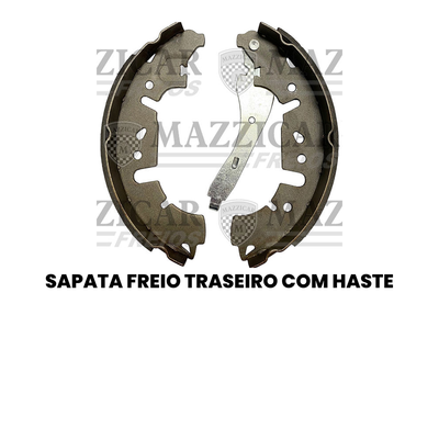 Sapata de Freio Traseiro com Haste DUSTER - Imagem 2