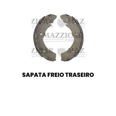 Sapata de Freio Traseiro L200 - MAZZICAR - Imagem 2