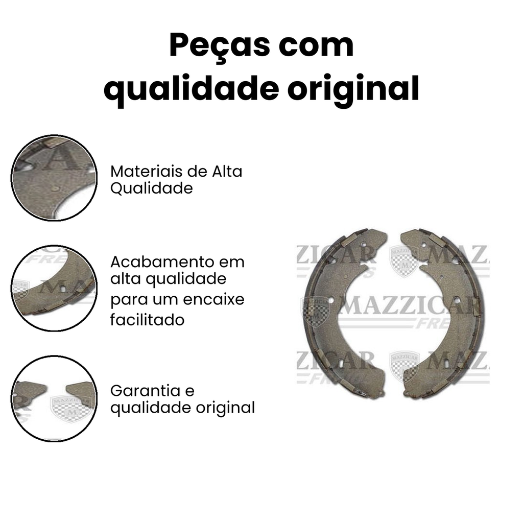 Sapata de Freio Traseiro L200 - MAZZICAR - Imagem 3