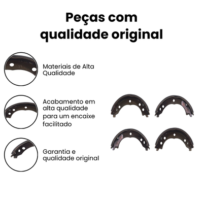 Sapata Freio de Mão Traseira DUCATO MAZZICAR - Imagem 3