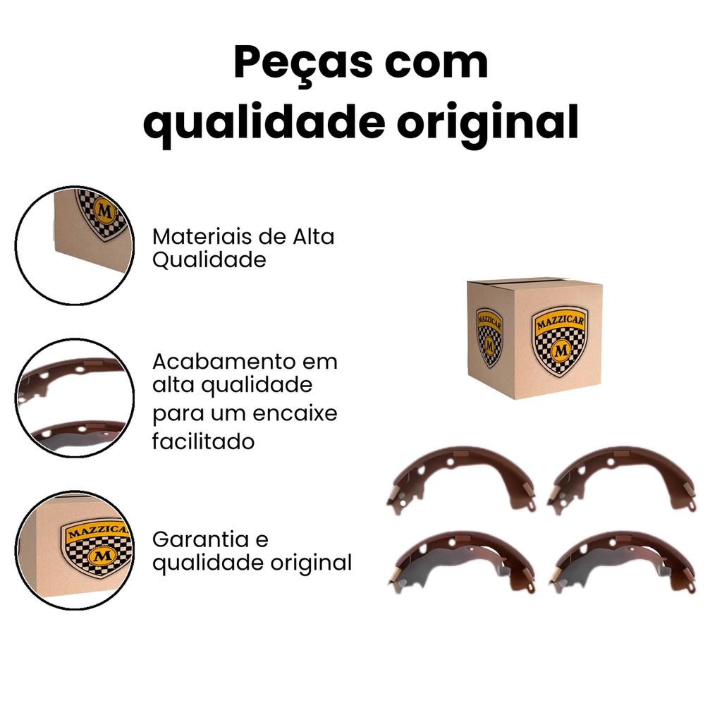 Sapata de Freio Traseira com Haste - Toro - Imagem 3