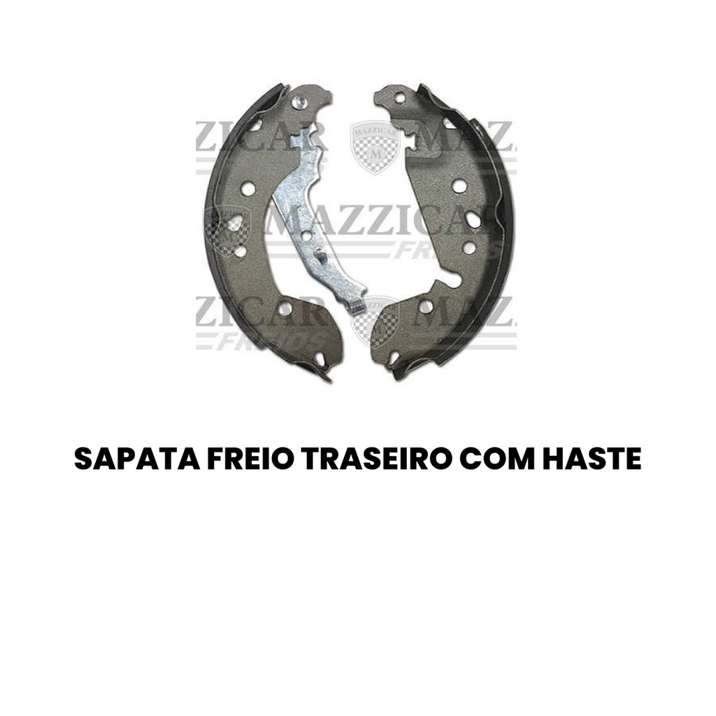 Sapata de Freio Traseira com Haste Logan Sandero - Imagem 2