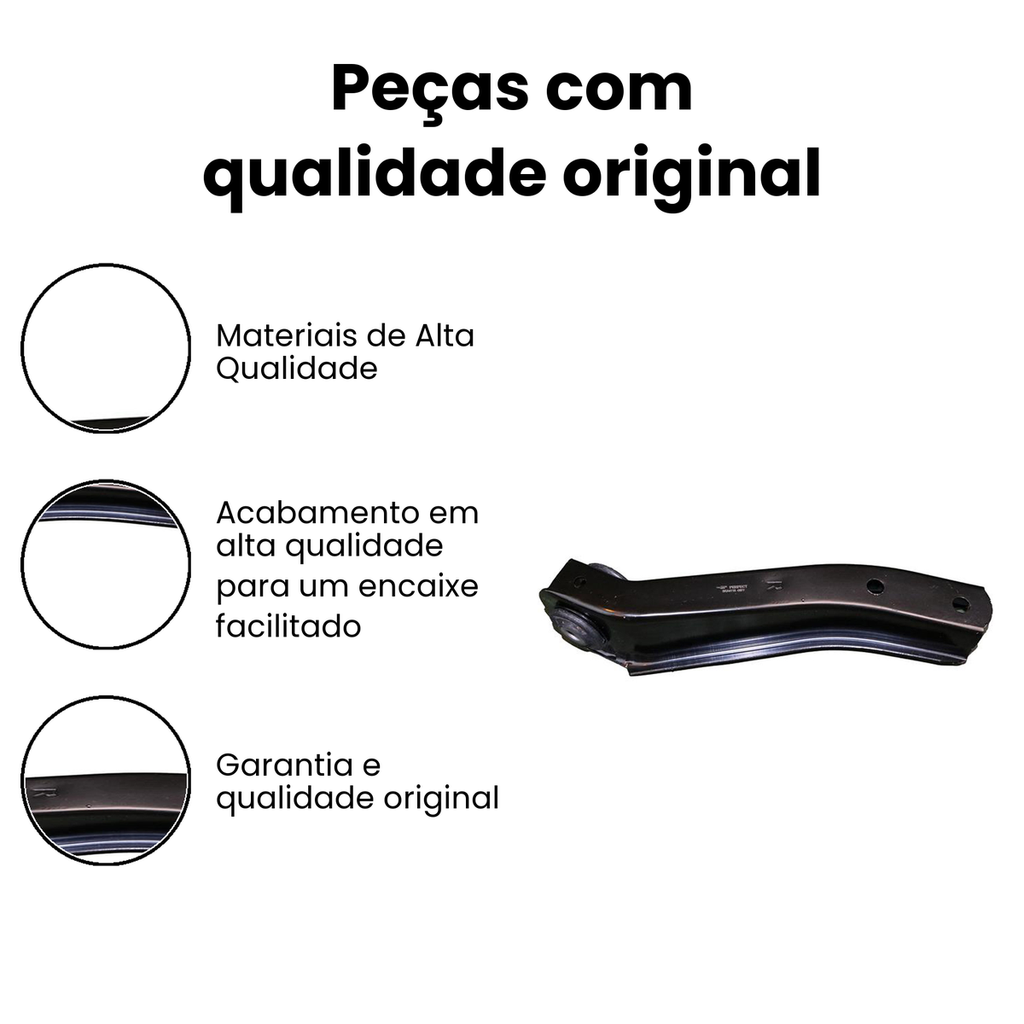 Bandeja Suspensão Dianteira Dir. Inferior Prisma Celta - Imagem 3