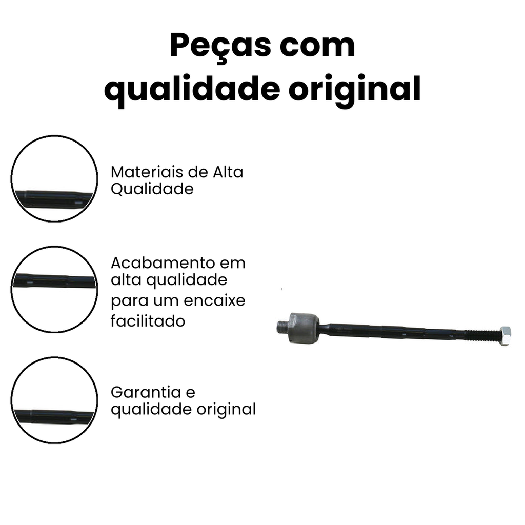 Terminal Axial Direito/Esquerdo Strada Punto - BRD0107 - Imagem 3