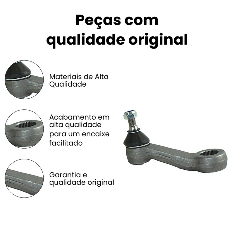 Braço Pitman Perfect Mitsubishi L200 2.5 Turbo 1995-2002 - Imagem 3