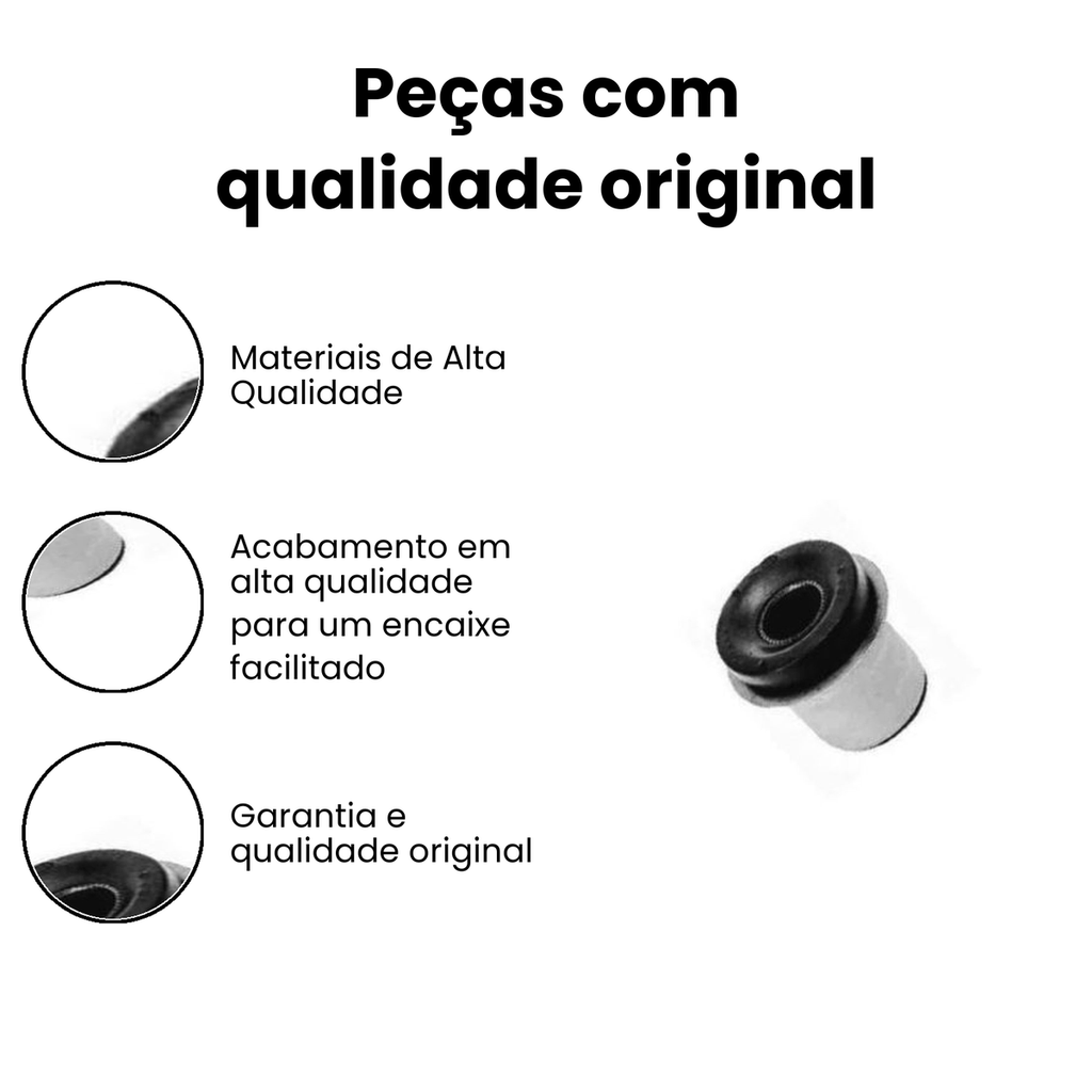 Bucha da Bandeja Dianteira D-20 (Dir/Esq) - Cofap - Imagem 3