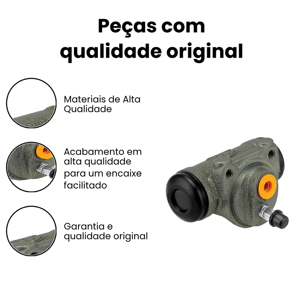 Cilindro de Roda Freio Traseiro Prisma Sonic - CONTROIL - Imagem 3