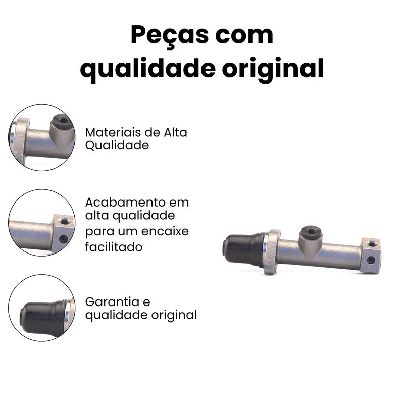 Cilindro Mestre Freio VW Fusca 1967-1976 VW Beetle - Imagem 3