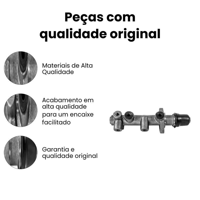 Cilindro Mestre Freio Volkswagen Fusca 1950-1996 Brasilia 19 - Imagem 3