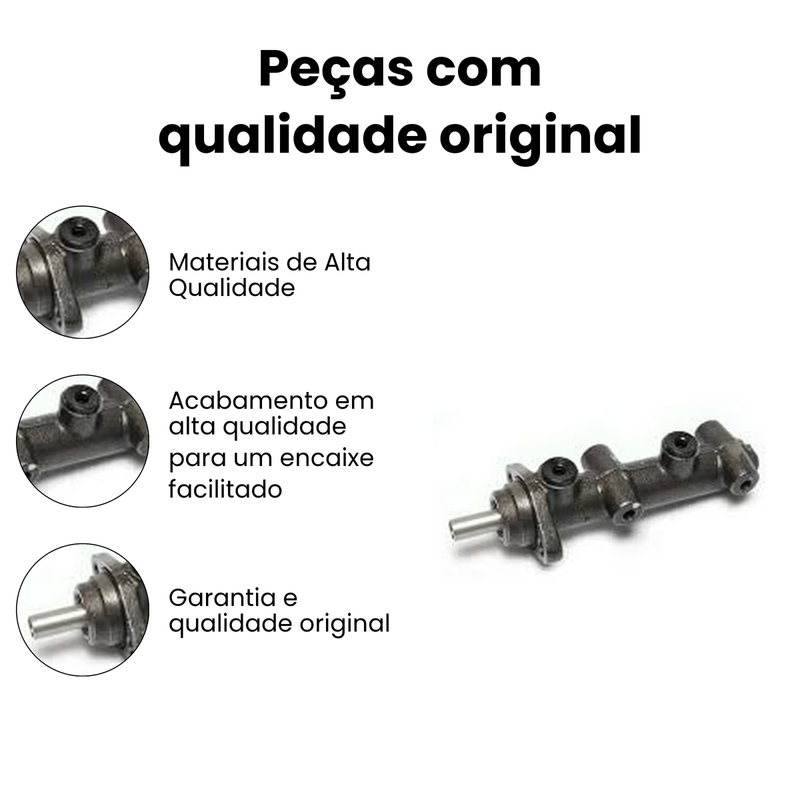 Cilindro Mestre Freio Volkswagen Kombi 1982-2012 Bus 1982-20 - Imagem 3