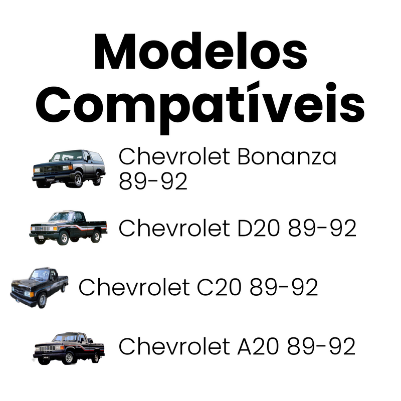 Cilindro Mestre Freio Chevrolet Bonanza Veraneio 89-92 D20 C - Imagem 4
