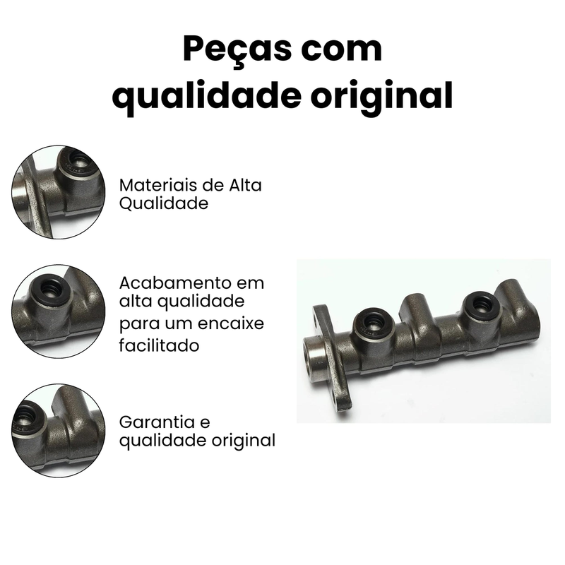Cilindro Mestre Freio Chevrolet A20 92-96 D20 C20 Bonanza Ve - Imagem 3