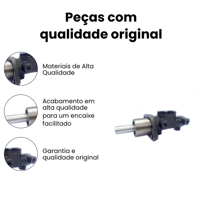Cilindro Mestre Freio Fiat Idea 2005-2015 Strada 2008-2015 - Imagem 3