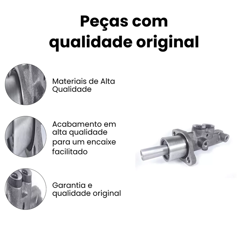 Cilindro Mestre Freio Controil Alta Qualidade Fiat Linea, Fiat Punto - Imagem 3