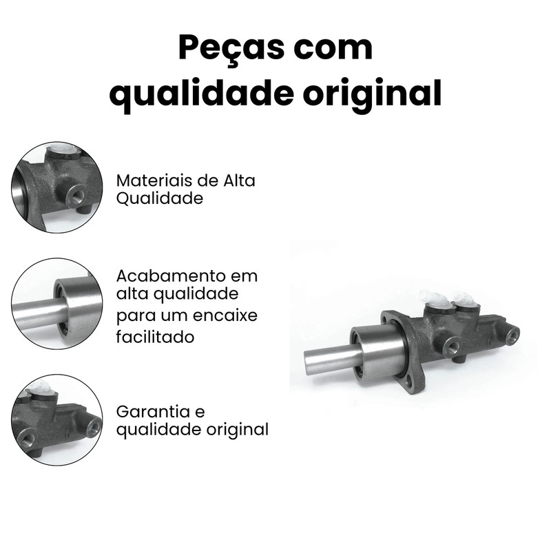Cilindro Mestre Freio Fiat Idea 2006-2016 Palio Strada Weeke - Imagem 3