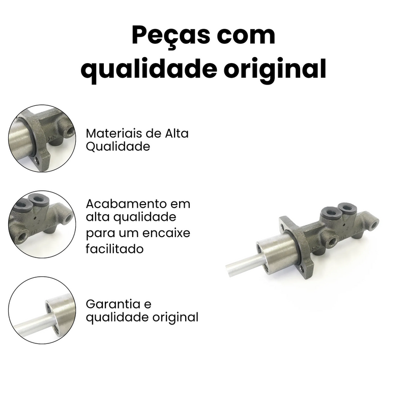 Cilindro Mestre Freio Volkswagen Fox Gol 2004 2005 2006 2007 - Imagem 2