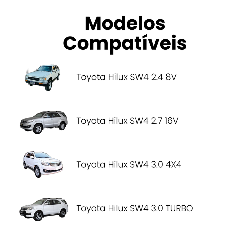 Cilindro Mestre Embreagem Toyota Hilux SW4 2.4 8V 1992-2002 - Imagem 4