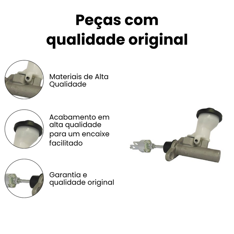 Cilindro Mestre Embreagem Toyota Hilux SW4 2.4 8V 1992-2002 - Imagem 3