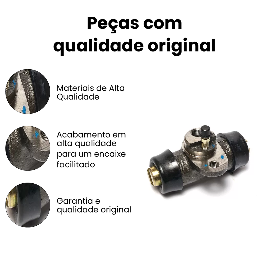 Cilindro Roda Freio VW Variant Brasilia - Imagem 3
