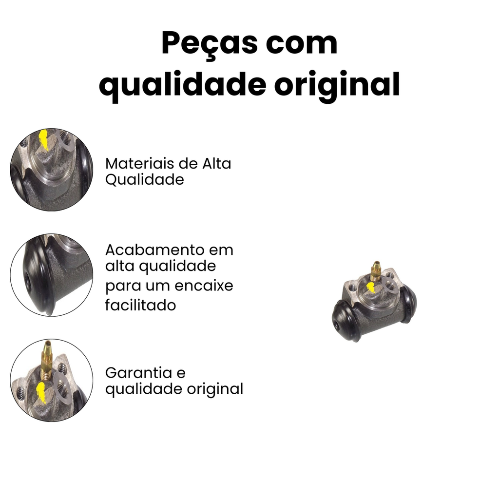 Cilindro Roda Freio Chevrolet D-20 Veraneio - Imagem 3