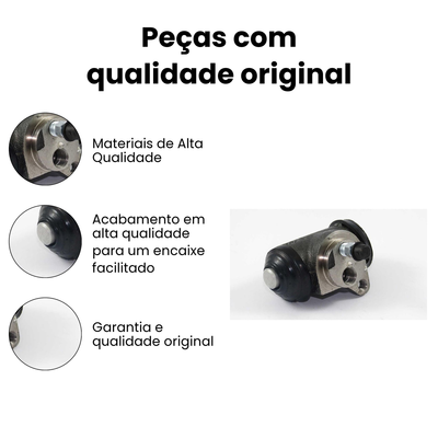 Cilindro De Roda De Freio Chevrolet Corsa - Imagem 3