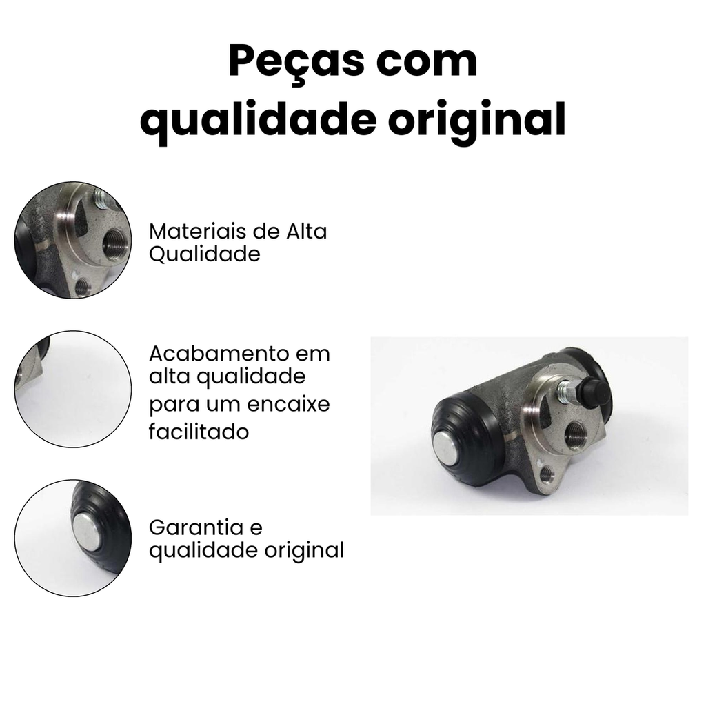 CILINDRO RODA DE FREIO CHEVROLET CORSA - Imagem 3