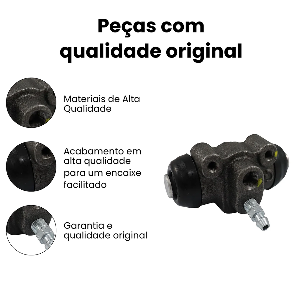 Cilindro Roda de Freio Chevrolet Chevette - Imagem 3