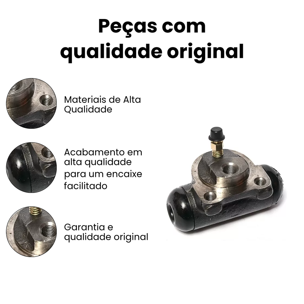 Cilindro Roda Freio Traseiro Fiat Palio Strada Idea - Imagem 3