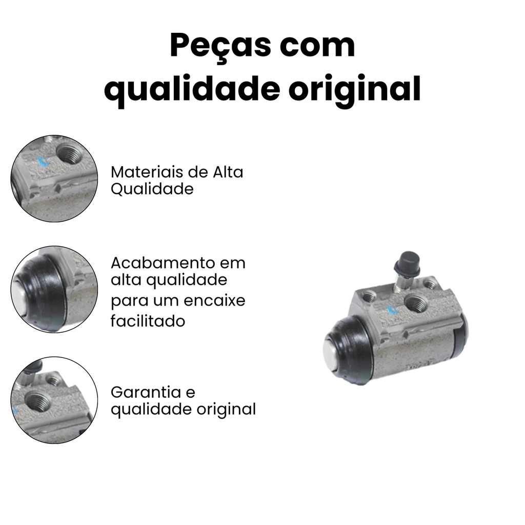 Cilindro de Roda de Freio Fiat Uno Palio - Imagem 3