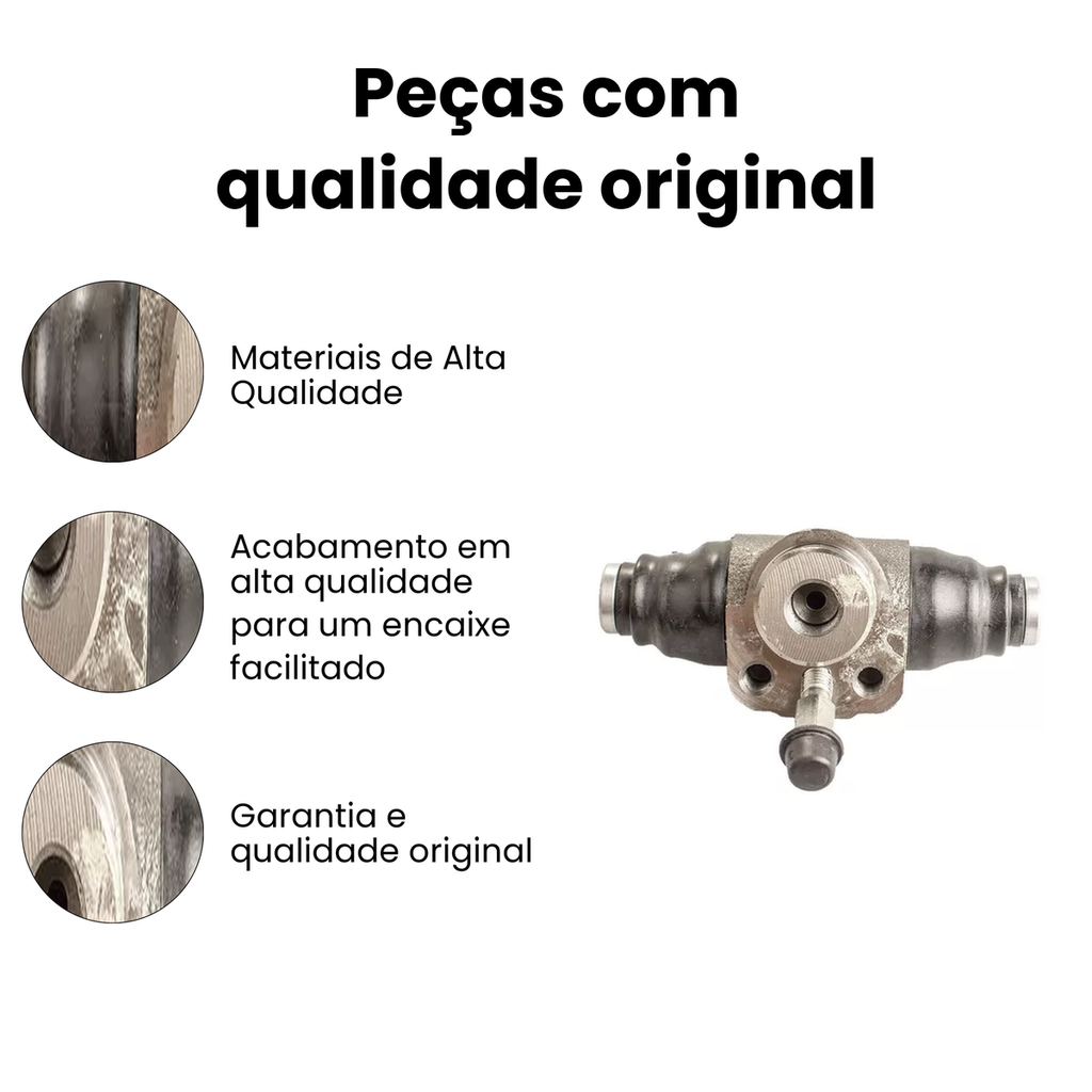Cilindro Roda de Freio Traseira VW Gol Voyage - Imagem 3
