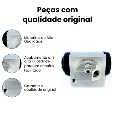 Cilindro Roda Freio Renault Duster 2.0 16V 2011-2016 4X4 - Imagem 3