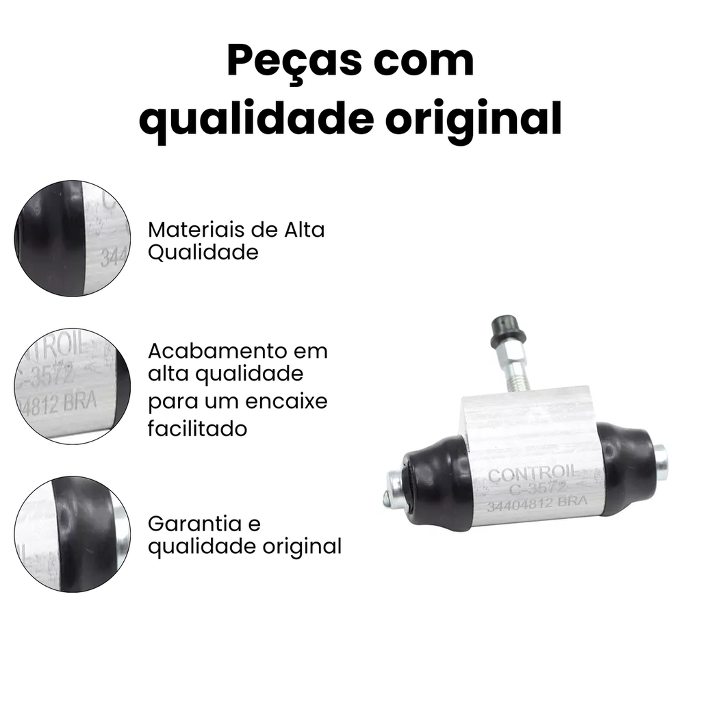 Cilindro de Roda de Freio Chevrolet Onix 2019-2023 - Imagem 3