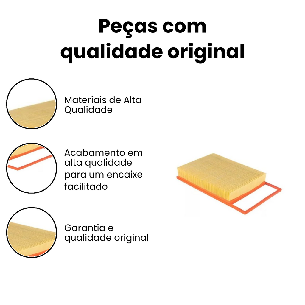 FILTRO AR Focus 1.6 8V a 2.0 1998-2010 - Imagem 3