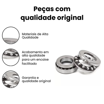 Caixa Direção YBR/Factor/Fazer 125/150 (Esfera) Cofap - Imagem 3