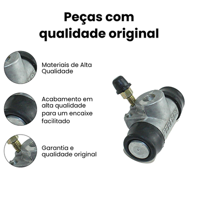 Cilindro de Roda Traseira Gol Fox VW Ford CIR0812 - Imagem 3