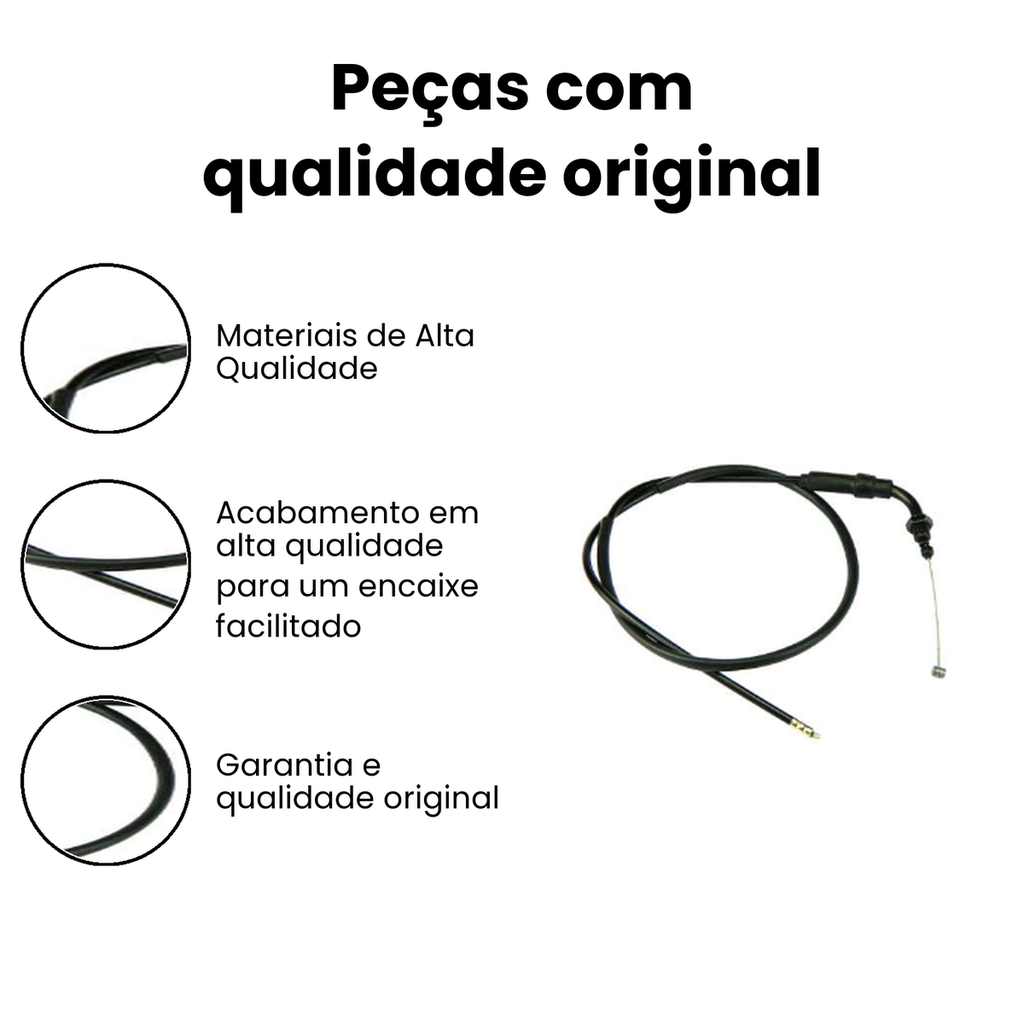 Cabo Acelerador CG 125 Fan 2002-2008 (CORFAL) - Imagem 3