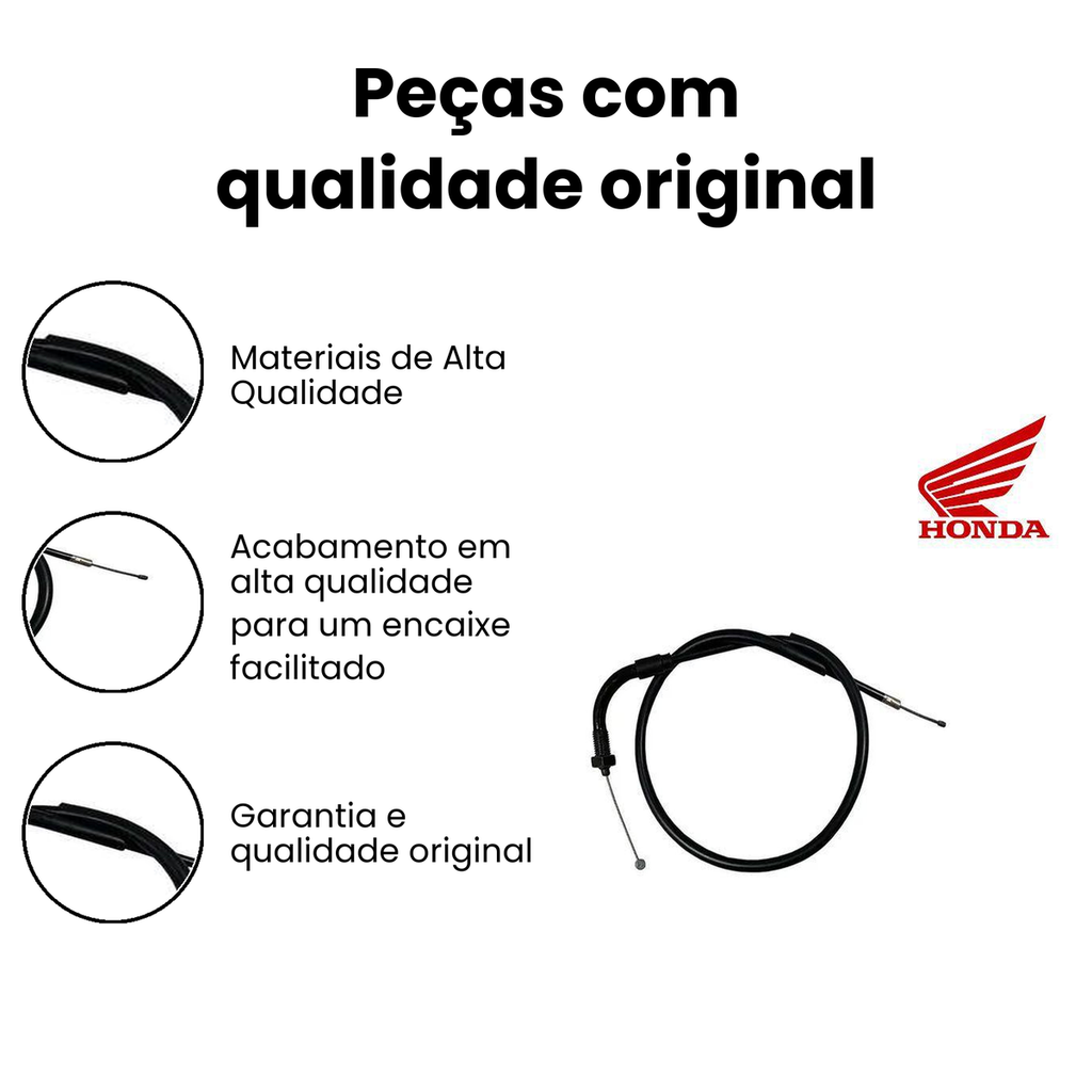 Cabo Acelerador BIZ 100 98/11 - NAKATA - BIZ - Imagem 3