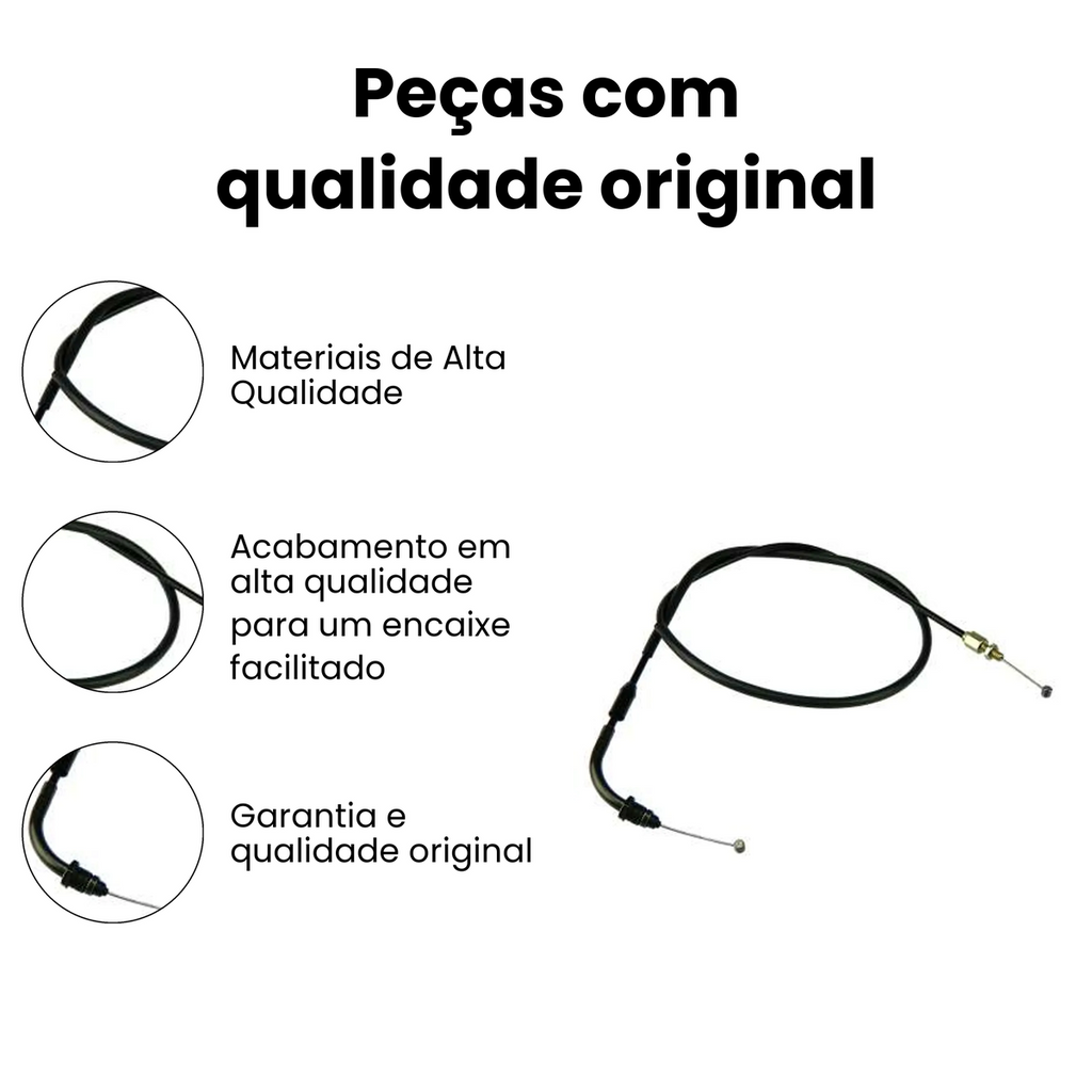 Cabo Acelerador Honda CG 160 Fan Titan 2015 a 2018 - Imagem 3