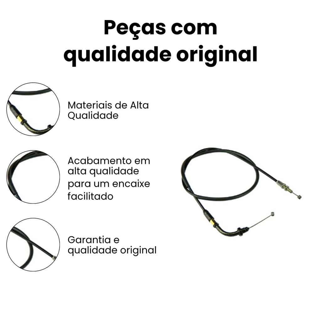 Cabo Acelerador Yamaha YBR 125 Factor 09-13 - Imagem 3