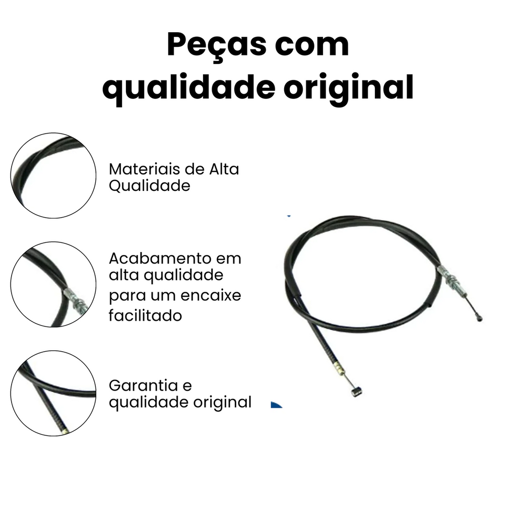 Cabo Embreagem Honda NX4 Falcon 400 1999 a 2008 - Imagem 3