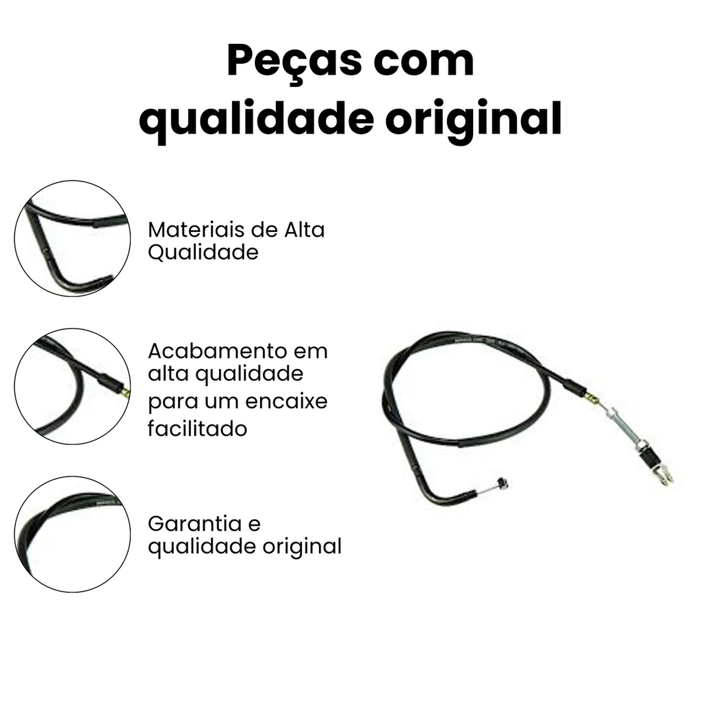 Cabo Embreagem Suzuki EN 125 YES 2004 2016 - Imagem 3