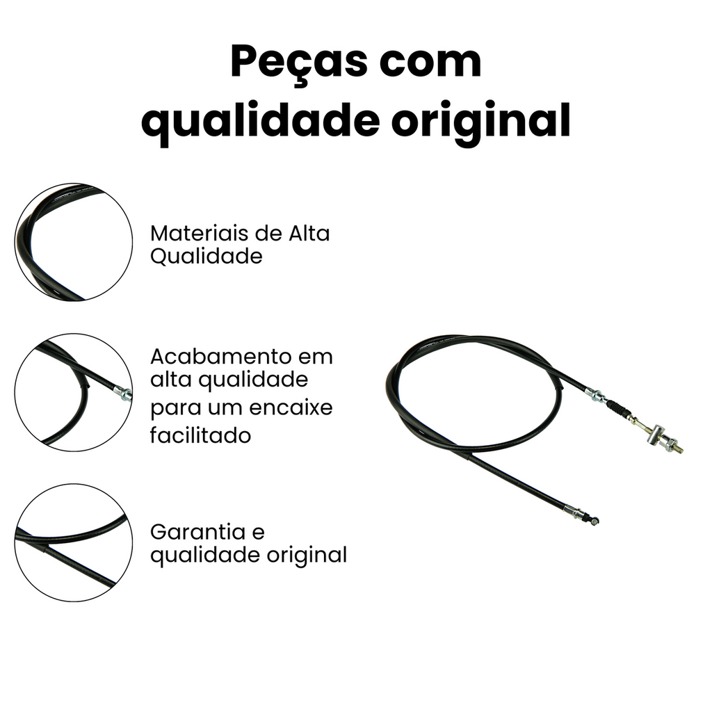 Cabo De Freio Honda CG 150 Job Titan 2004 a 2008 - Imagem 2