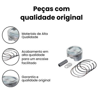 Pistão c/ Anel CG125/NXR125 Bros 02/08 STD - COFAP - Imagem 3