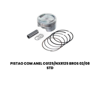 Pistão c/ Anel CG125/NXR125 Bros 02/08 STD - COFAP - Imagem 2