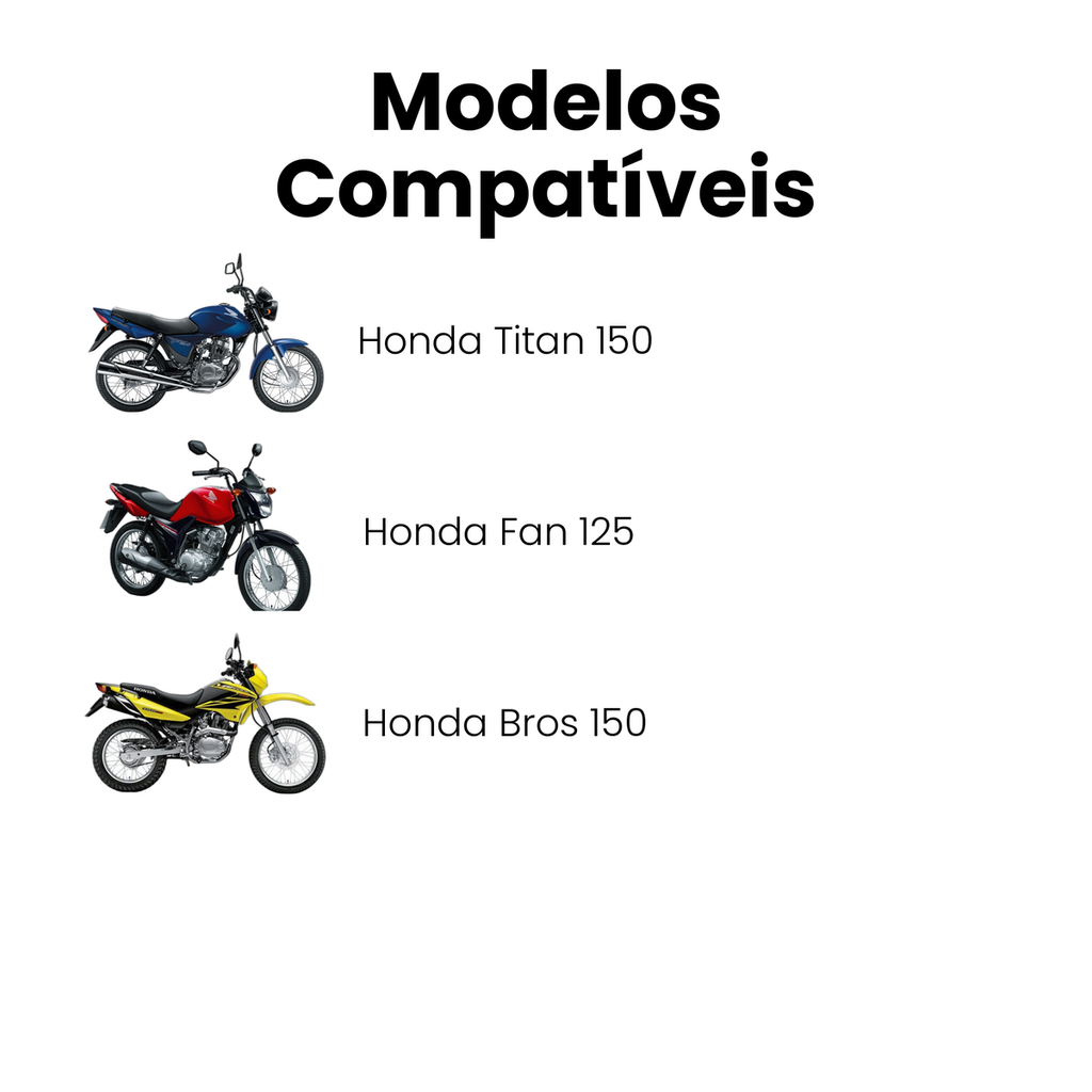 Vela de Ignição NXR 150 125 Bros CB 500F 2006-2022 - Imagem 4