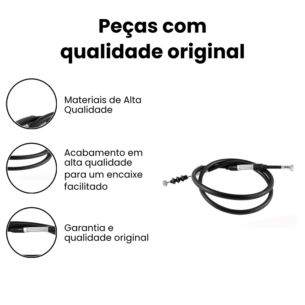 Cabo Embreagem YBR125 2000/2008 - Imagem 3