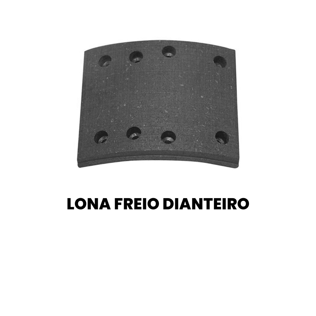 LONA FREIO DIANTEIRO Cargo 2000-2008 - Imagem 2