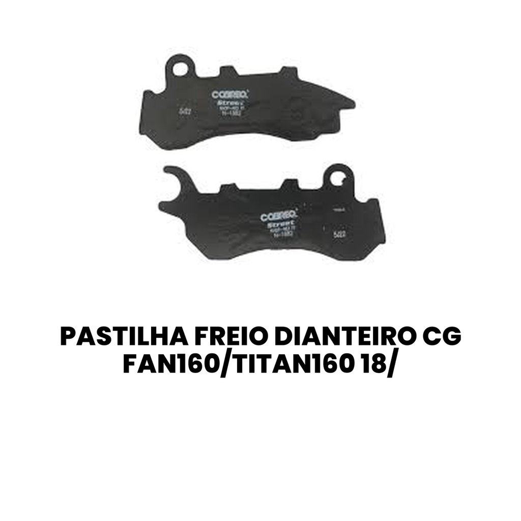 Pastilha de Freio Dianteira CG 160 Fan Titan 2015-2021 - Imagem 2